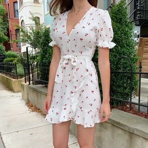 Nasty Gal Cheery Ruffled Dress